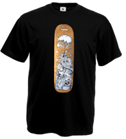 tee-shirt SKATE LEVITATION création de nikko kko